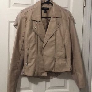 Faux leather jacket